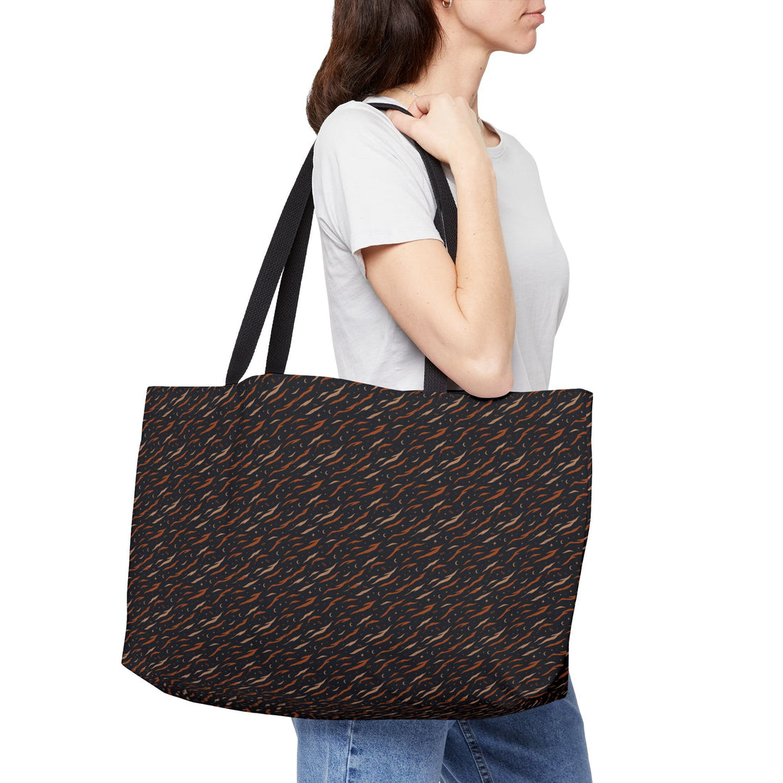 Tiger Stripe After Dark Weekender Tote | KUVOQ