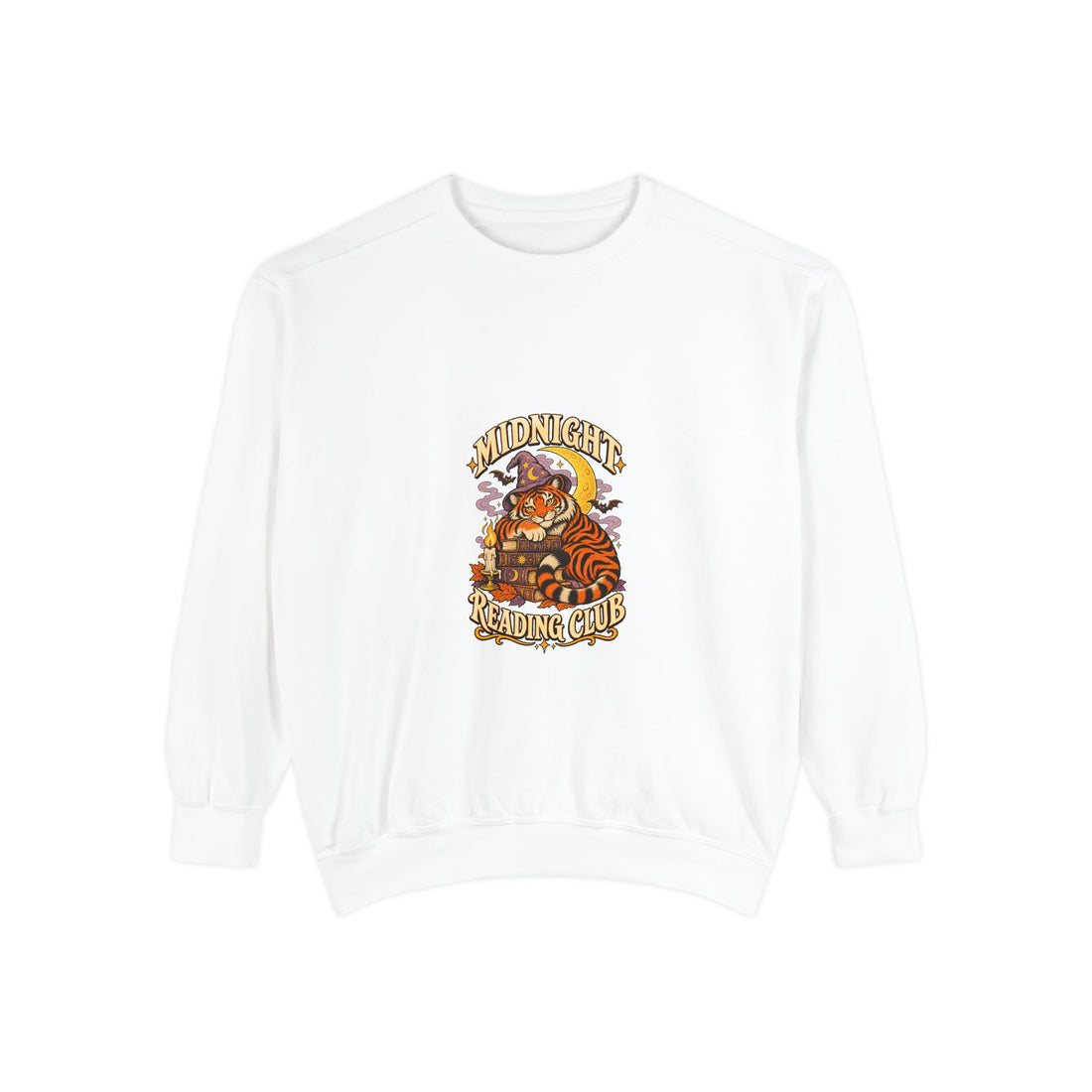 Midnight Reading Club Garment-Dyed Crewneck | KUVOQ