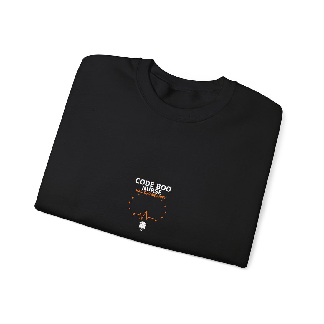 Code Boo Nurse Halloween Crewneck Sweatshirt