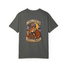 Kuvoq® Midnight Reading Club Garment-Dyed Tee | Front + Back Artwork