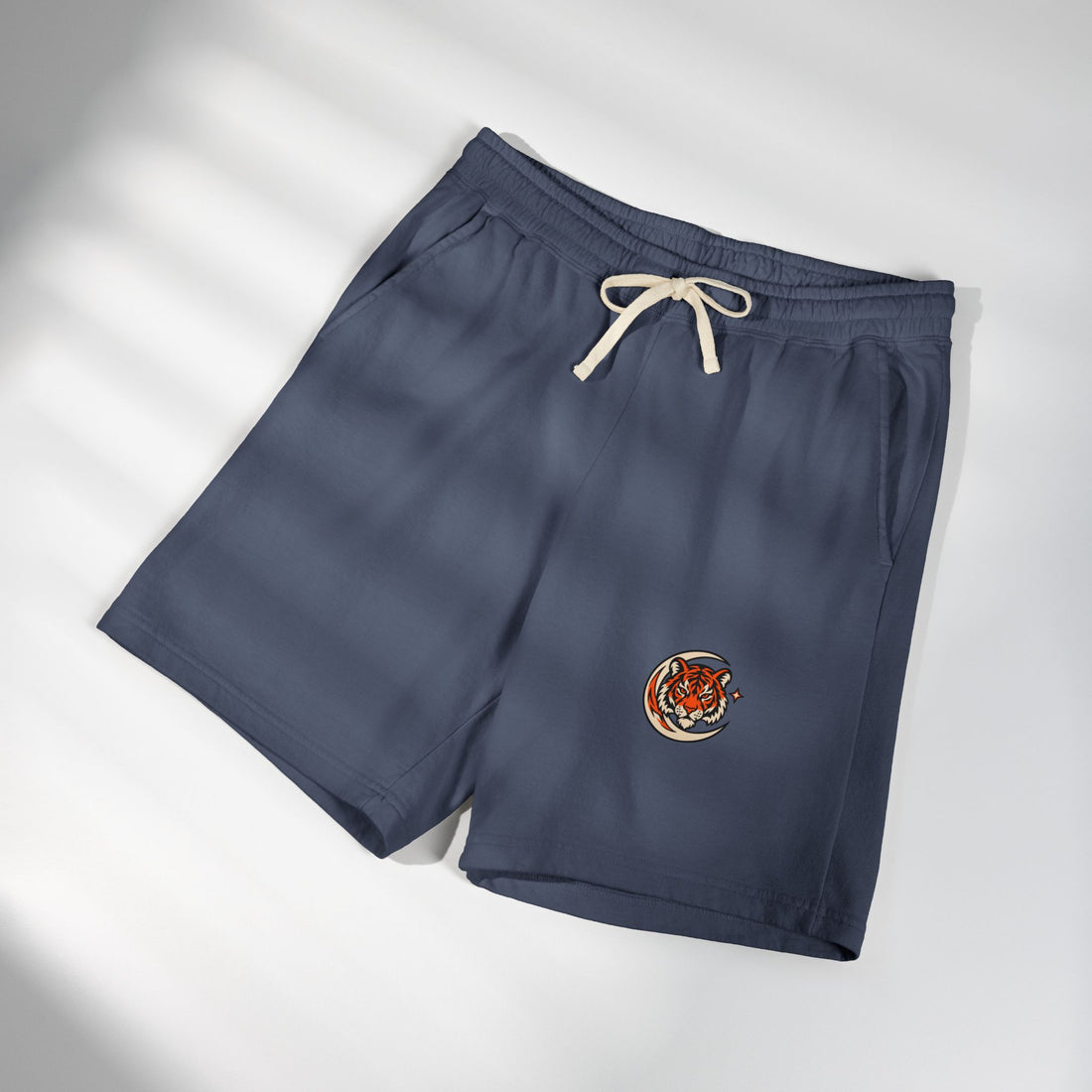 Crescent Tiger Garment-Dyed Sweatshort | KUVOQ