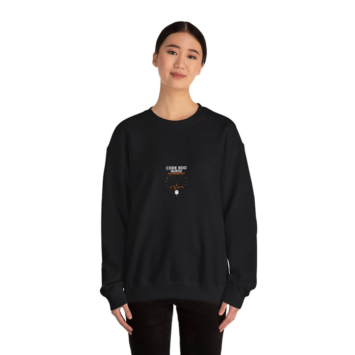 Code Boo Nurse Halloween Crewneck Sweatshirt
