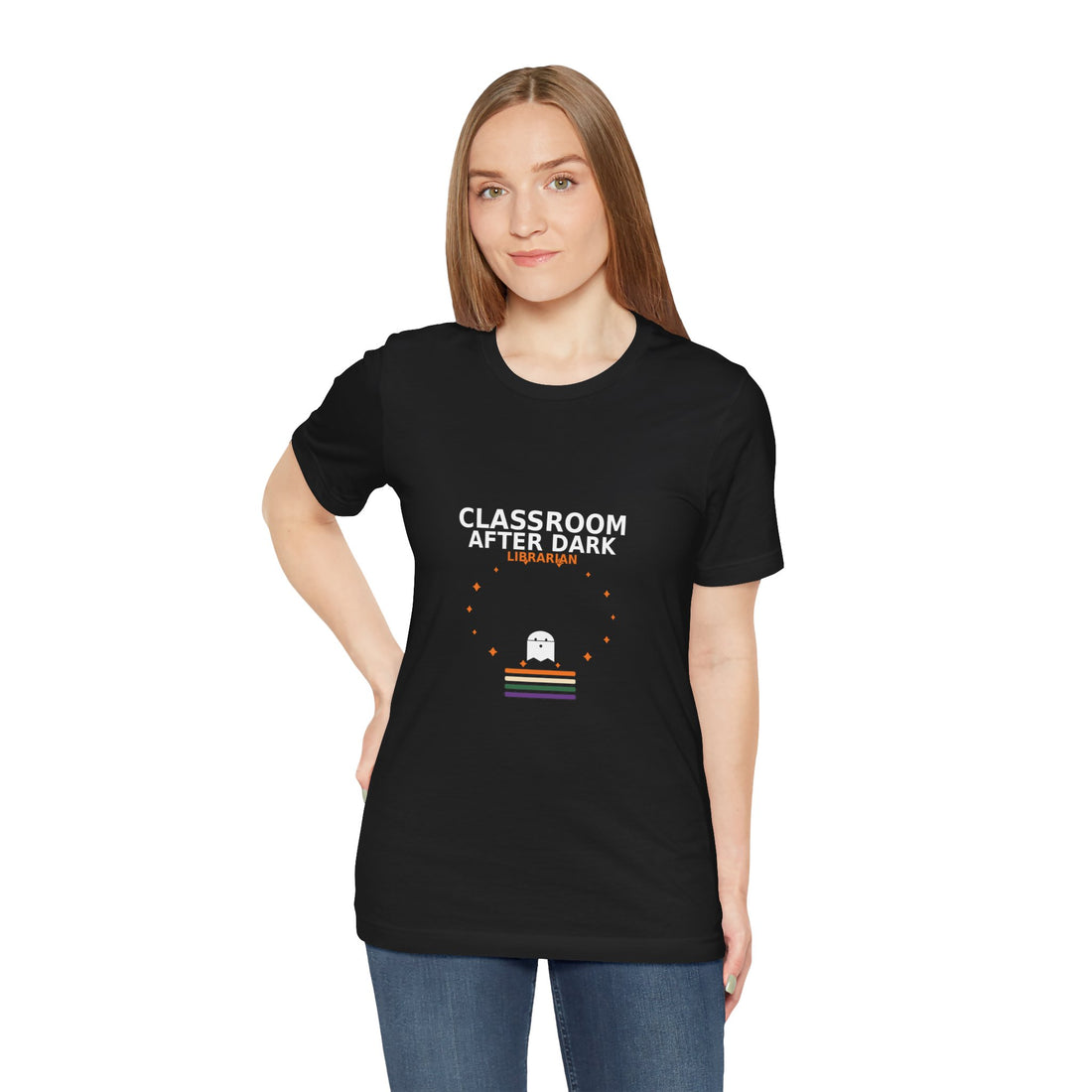 Classroom After Dark Librarian Halloween Shirt