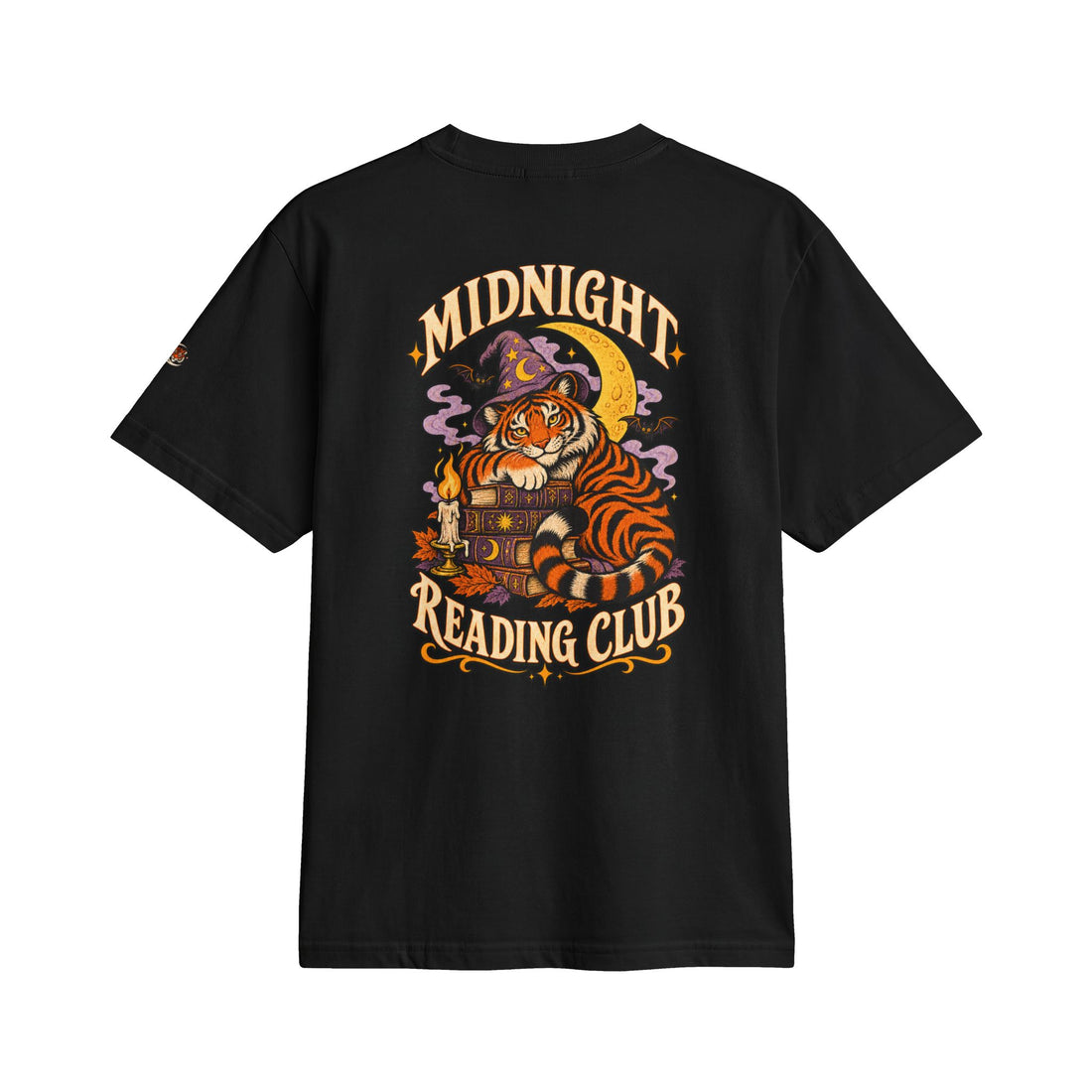 Midnight Reading Club Heavyweight Tee | Front + Back + KUVOQ Neck Label