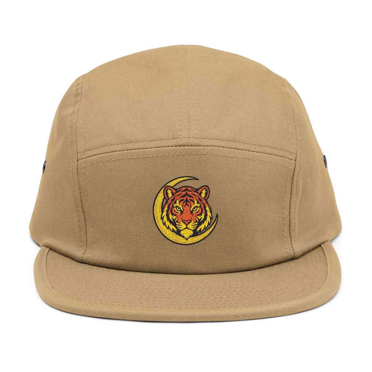 Tiger Watch Embroidered Five-Panel Cap | KUVOQ
