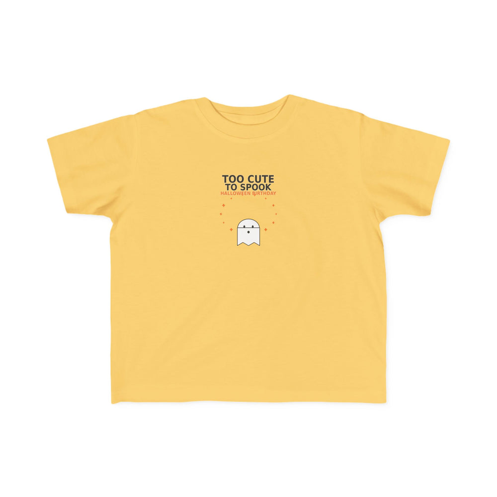Too Cute to Spook Halloween Birthday Toddler Shirt