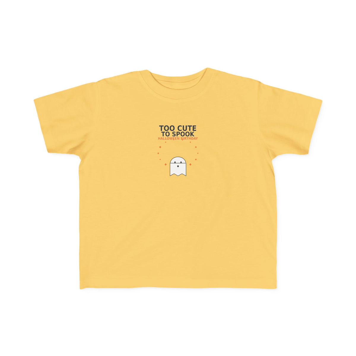 Too Cute to Spook Halloween Birthday Toddler Shirt