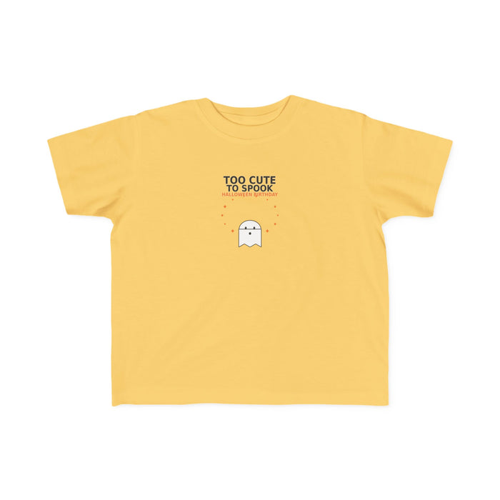 Too Cute to Spook Halloween Birthday Toddler Shirt