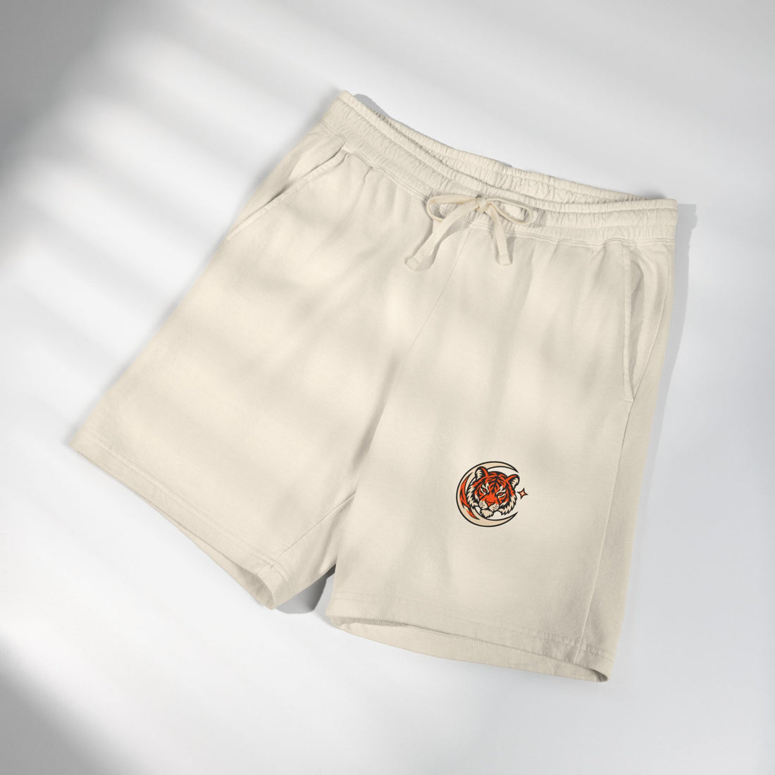Crescent Tiger Garment-Dyed Sweatshort | KUVOQ