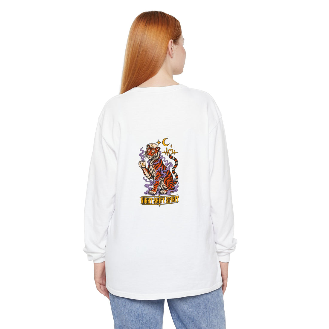 Night Shift Spirit Garment-Dyed Long Sleeve | KUVOQ