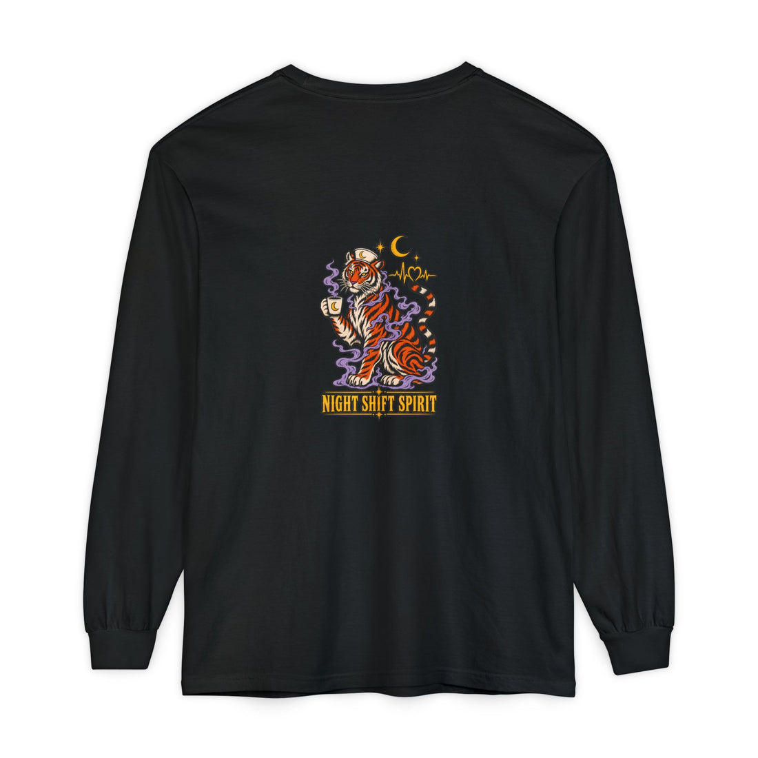 Night Shift Spirit Garment-Dyed Long Sleeve | KUVOQ