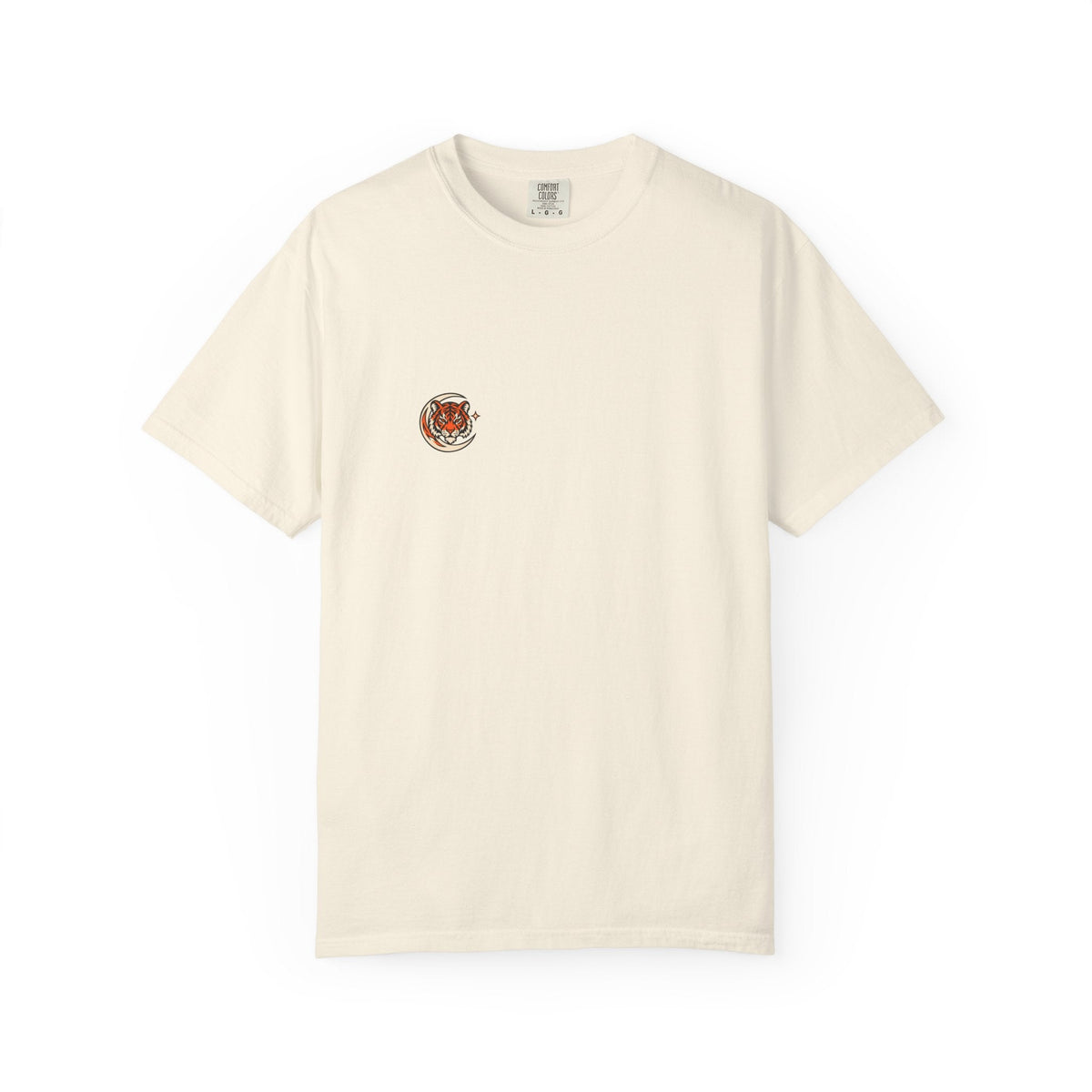 Midnight Reading Club garment-dyed tee with front and back artwork