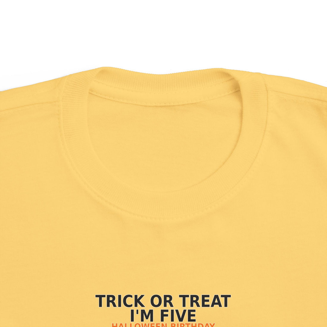 Trick or Treat, I'm FIVE Halloween Birthday Shirt