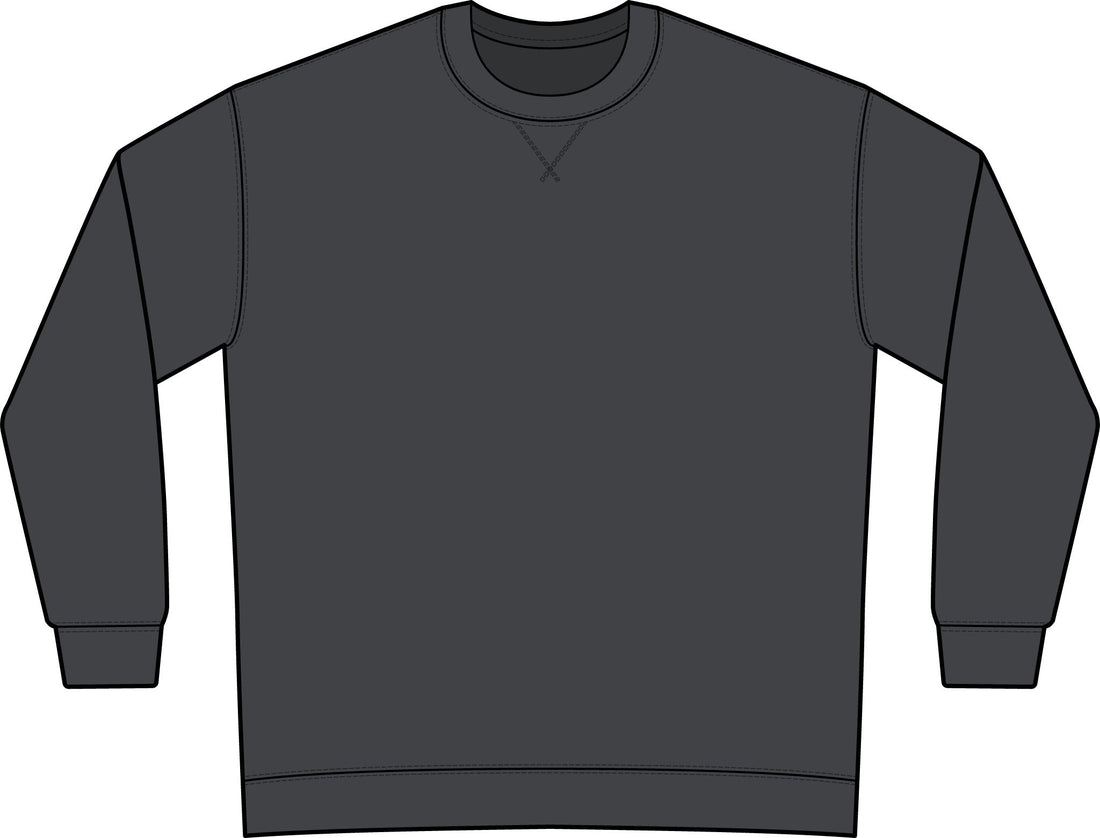 Midnight Reading Club Garment-Dyed Crewneck | 4-Point Print