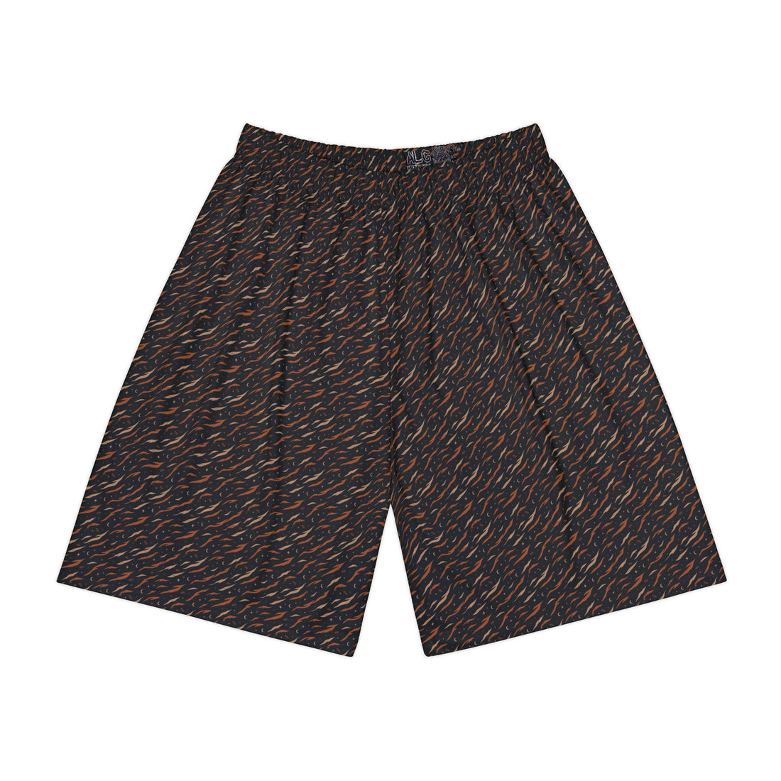 Tiger Stripe Statement Sports Shorts | KUVOQ