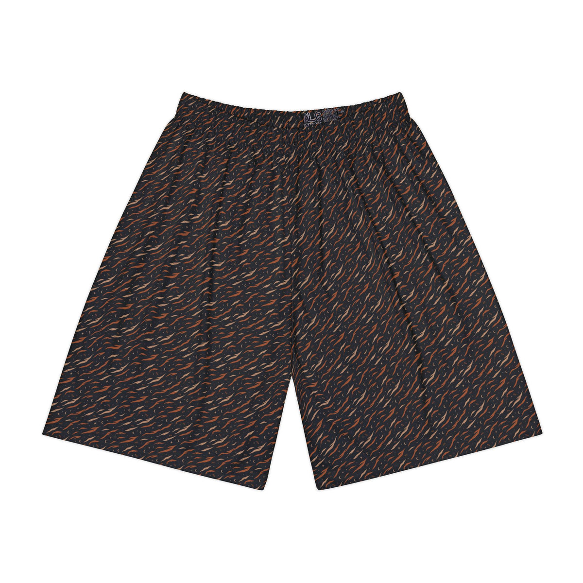 Tiger Stripe Statement Sports Shorts | KUVOQ