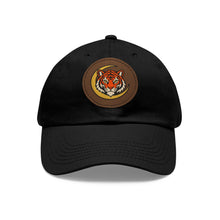 Kuvoq® Crescent Tiger Leather-Patch Dad Hat
