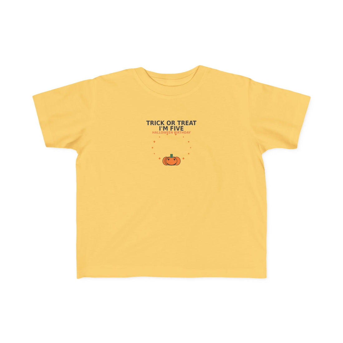 Trick or Treat, I'm FIVE Halloween Birthday Shirt