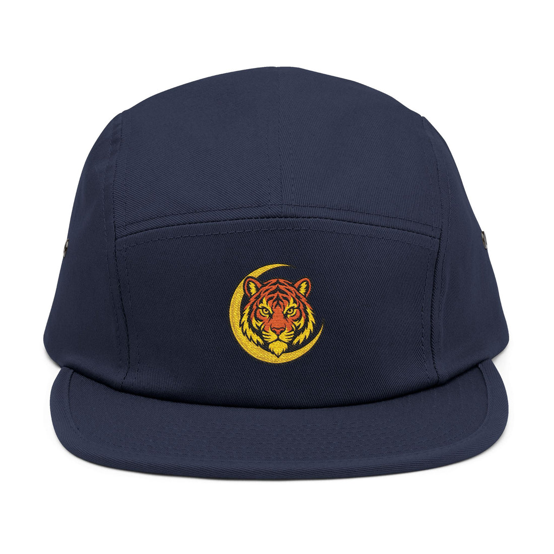Tiger Watch Embroidered Five-Panel Cap | KUVOQ