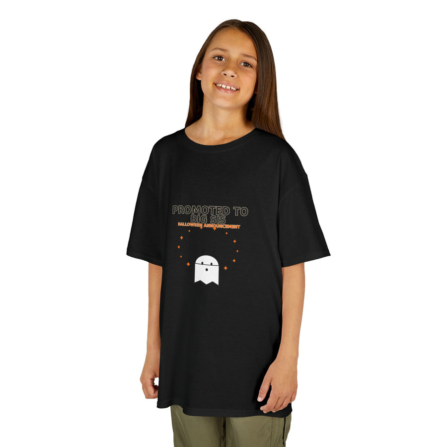 Promoted to Big Sis Halloween Announcement Shirt