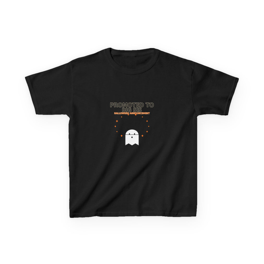 Promoted to Big Sis Halloween Announcement Shirt
