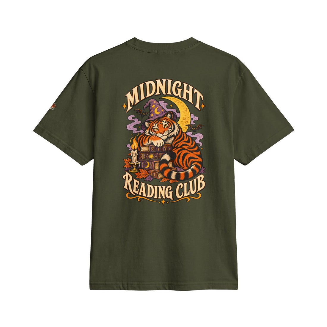 Midnight Reading Club Heavyweight Tee | Front + Back + KUVOQ Neck Label