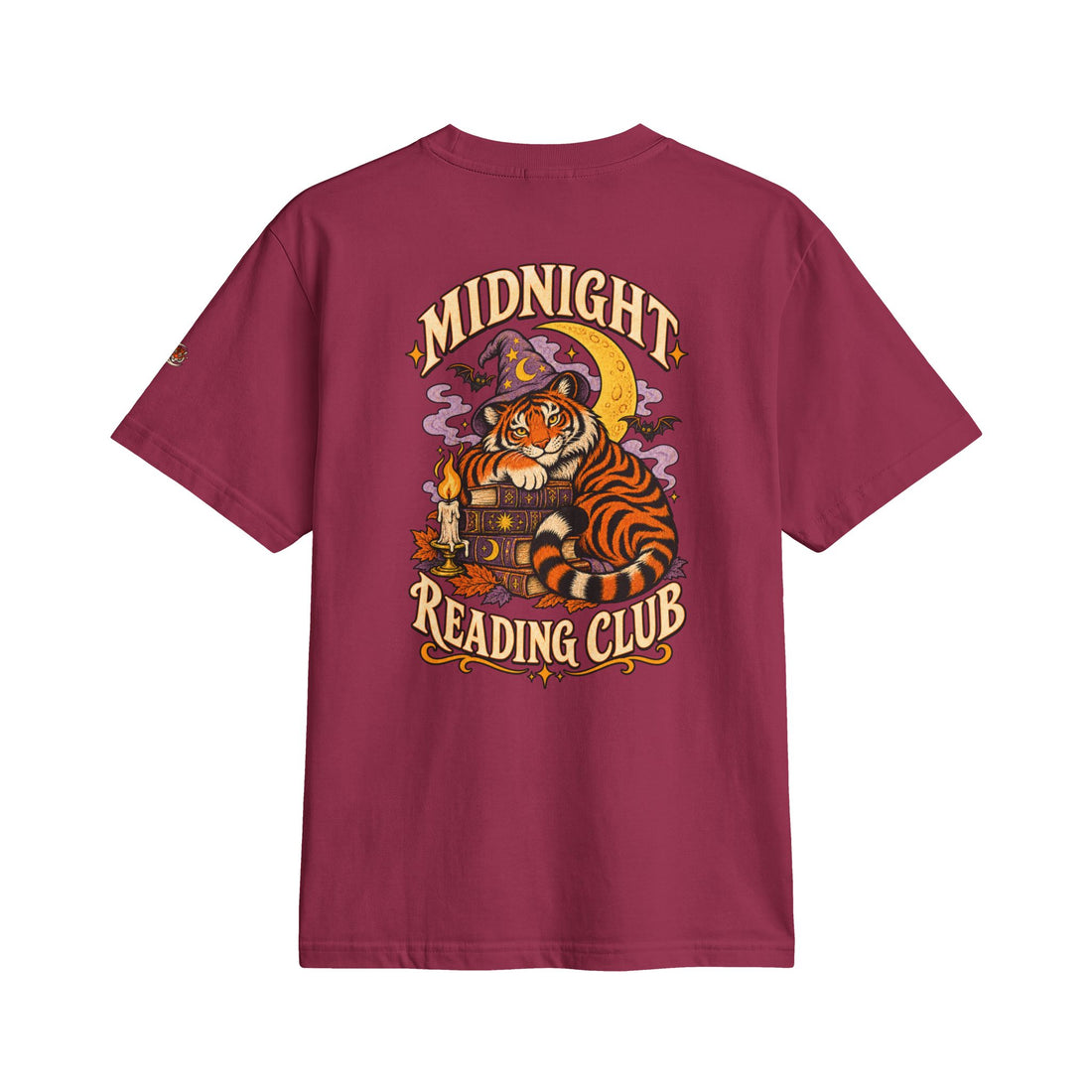 Midnight Reading Club Heavyweight Tee | Front + Back + KUVOQ Neck Label