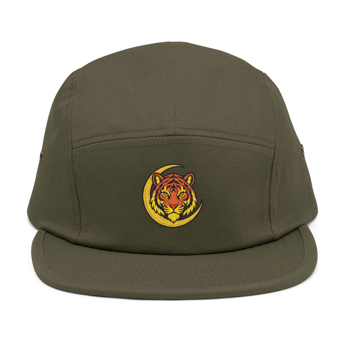 Tiger Watch Embroidered Five-Panel Cap | KUVOQ
