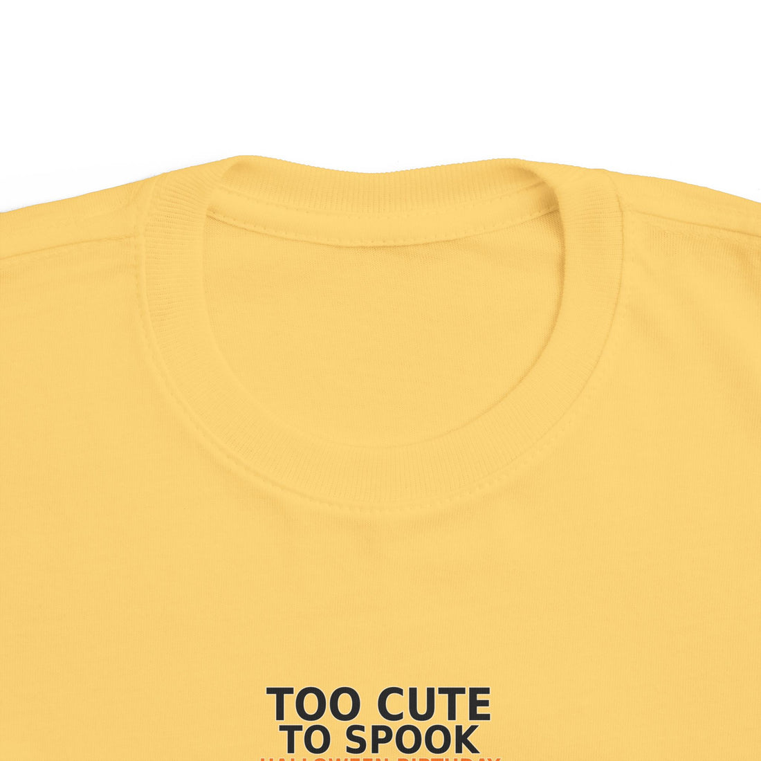 Too Cute to Spook Halloween Birthday Toddler Shirt