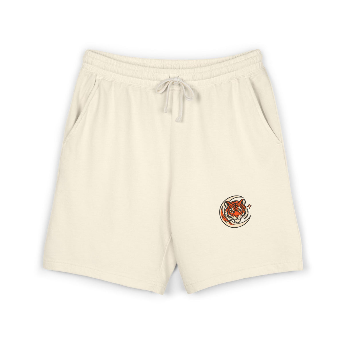 Crescent Tiger Garment-Dyed Sweatshort | KUVOQ