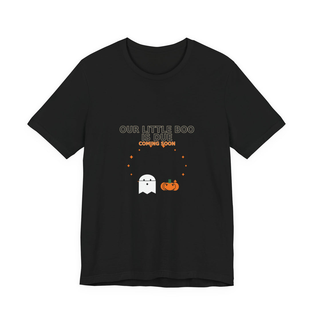 Pregnancy announcement shirt front